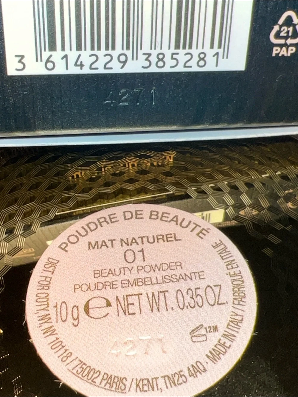 Gucci Beauty Powder 01 Mat Naturel